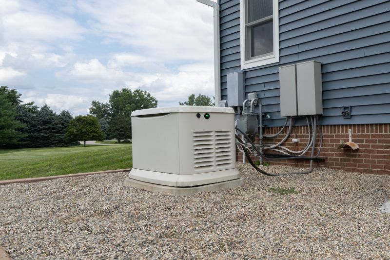 Residential Backup Generator in a Home
