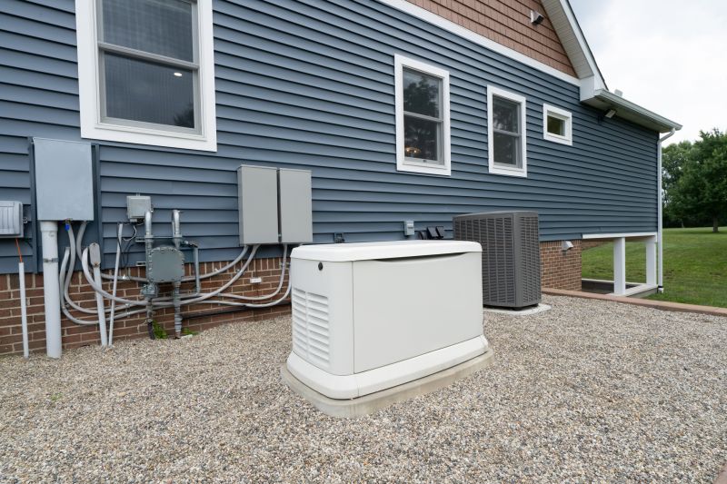 Residential Generator in Use